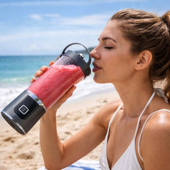 Преносим USB блендер за лед и замразени плодове - 500 мл