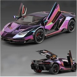 Метална кола 1:24 - Lamborghini с дим 
