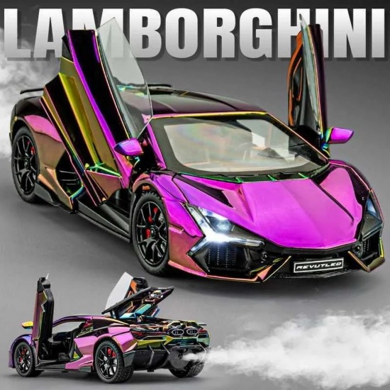 Метална кола 1:24 - Lamborghini с дим 