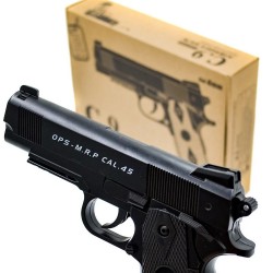 Еърсофт пистолет C9 – Пружинен модел с пакет 300 топчета