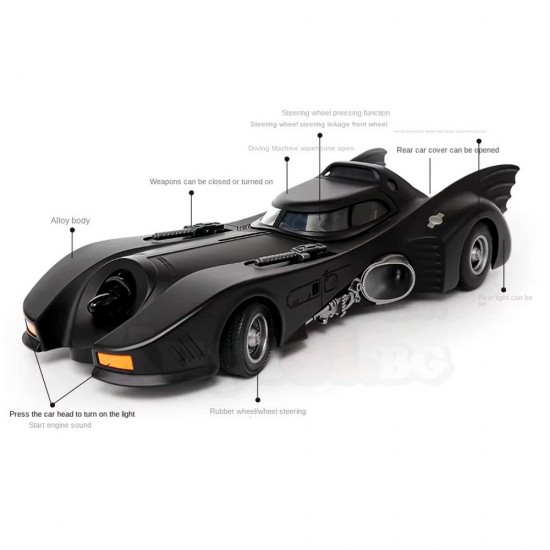 Колекционерски модел Batmobile 1:18 – Die-cast