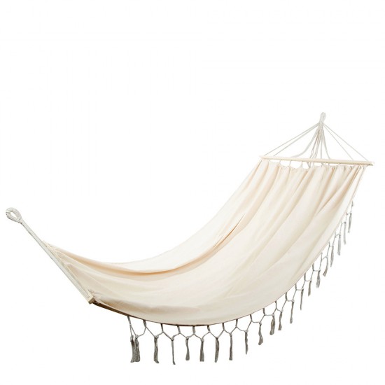 Бохо хамак за двама с дървени рамки - 200х150 см