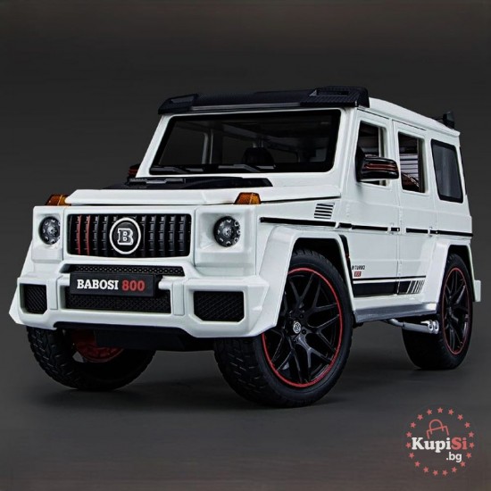 Метална количка Brabus 1:18 с пушек 