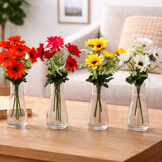 Реалистичен букет изкуствени гербери