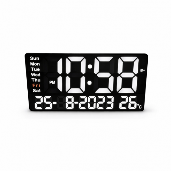 Светещ часовник, Бял