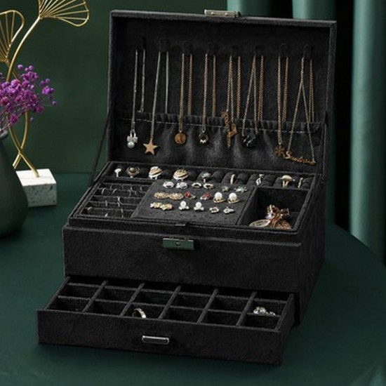 Луксозна Кутия за Бижута - органайзер на Две Нива