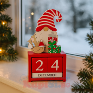 Дървен коледен календар