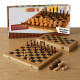Голям дървен шах с табла - 48 см.