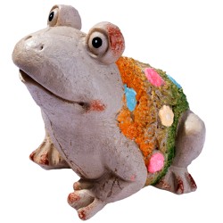 Керамична жаба за градина