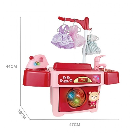 Детска пералня със сушилня и ютия – комплект за пране