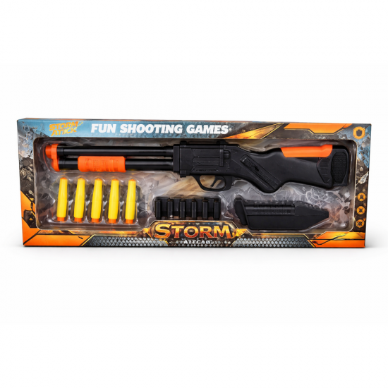 Детска пушка с меки стрели Storm Attack