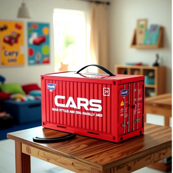 Детски гараж с коли - 48 броя