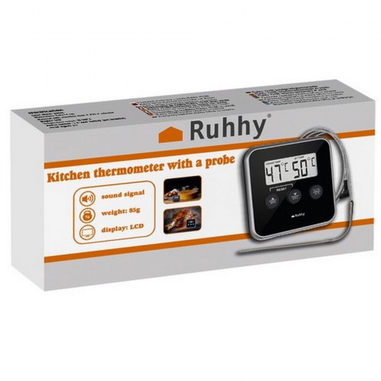 Готварски термометър със сонда - дигитален