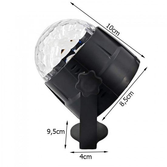 Диско топка LED Прожектор RGB с дистанционно