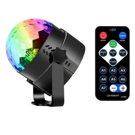 Диско топка LED Прожектор RGB с дистанционно