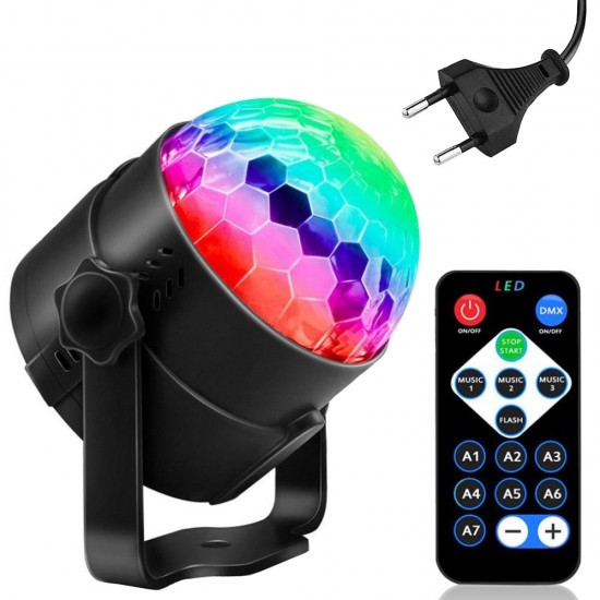Диско топка LED Прожектор RGB с дистанционно