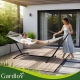 Двоен градински хамак GARDLOV със стойка – 200х150 см, до 250 кг