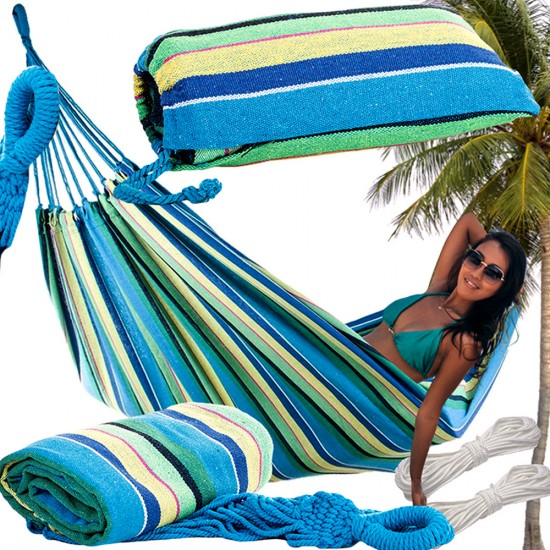 Двуместно висящо легло тип хамак XXL – 200х150 см