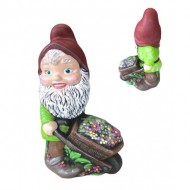 КЕРАМИЧНА ГРАДИСНКА ФИГУРА ДЖУДЖЕ С КОЛИЧКА