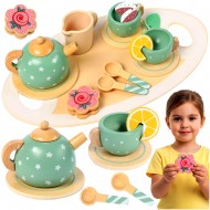 Дървен сервиз за чай - Kruzzel