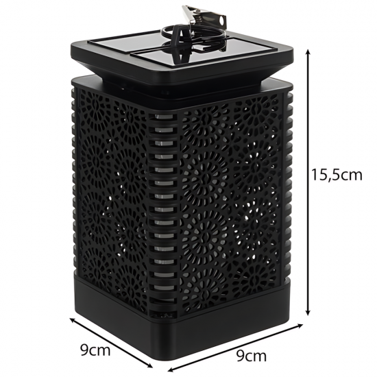 Соларен фенер с ефект на реалистичен пламък