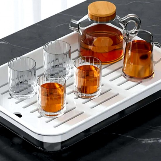 Поднос за сервиране с отцедник