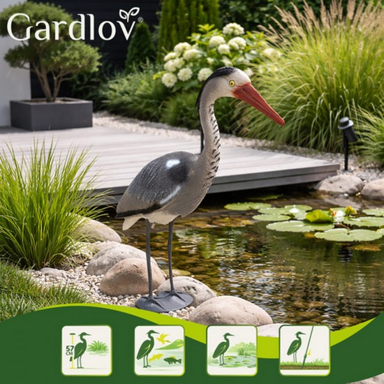 Градинска фигура Чапла Gardlov 66 см