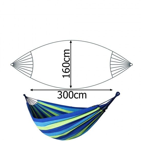 Градински хамак за двама XXL (300х160 см)