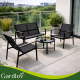 Градински комплект мебели GARDLOV – Диван, 2 стола и маса