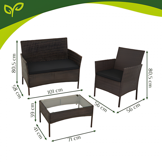 Градински мебели от ратан  - Gardlov