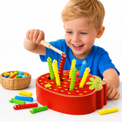 Дървена образователна игра - Ягода