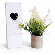 Изкуствено цвете в керамична кашпа