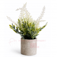 Изкуствено цвете в керамична кашпа