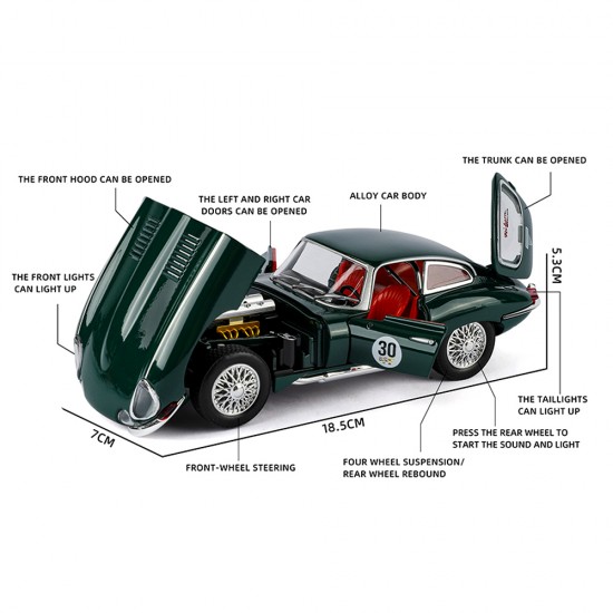 Метален модел Jaguar E-Type Reborn 1961 – Колекционерска реплика 1:24