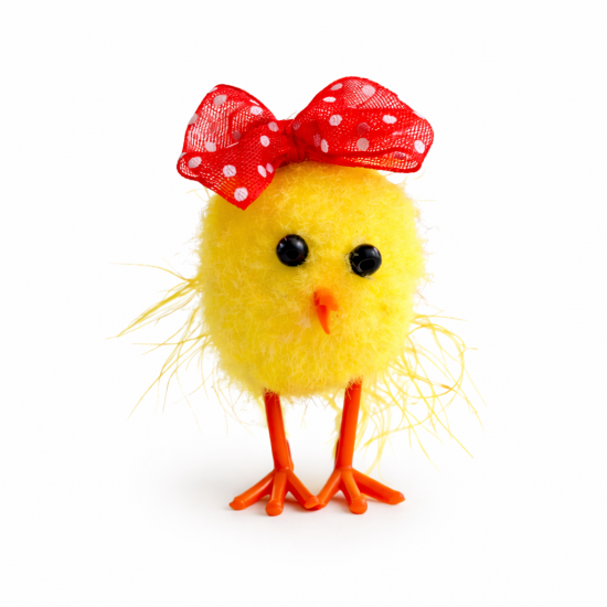 Декоративно пиленце с панделка