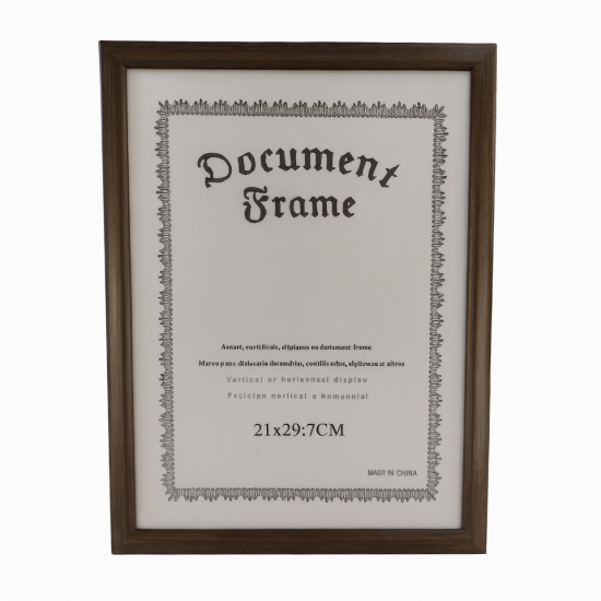 Рамка за снимки (А4) - Тъмно кафява