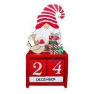 Дървен коледен календар