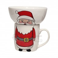 Коледен комплект купичка с чаша