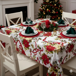 Коледна покривка  150 х 220 см,