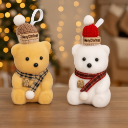 Коледна полярна мечка