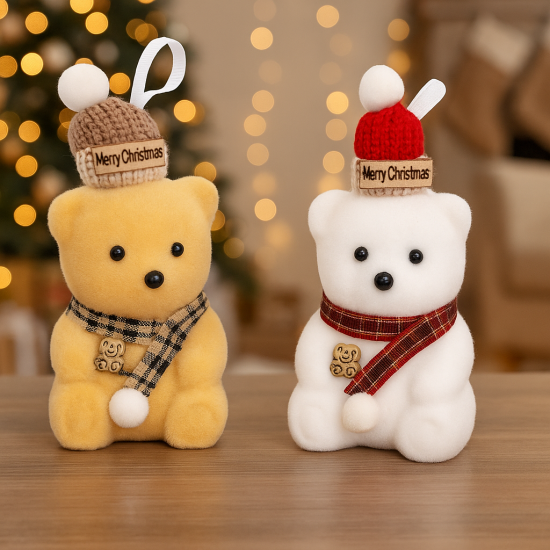 Коледна полярна мечка