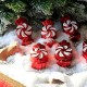 Коледни играчки за закачане – бонбони 6 бр. Коледни играчки за закачане – бонбони 6 бр.