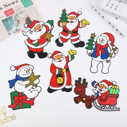 3 броя силиконови Коледни стикери