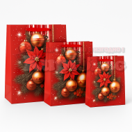 Коледни хартиени торбички
