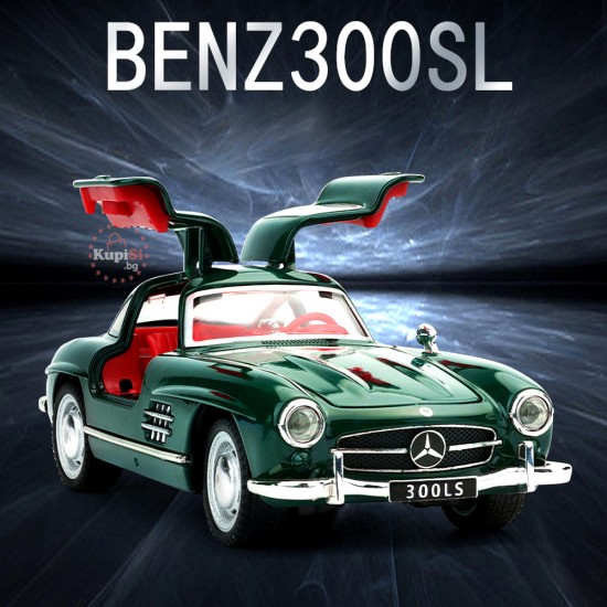 Метална кола Mercedes 300 SL - 1/24 мащаб