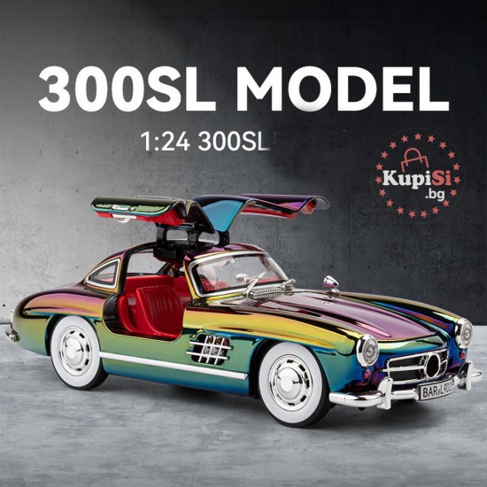 Метална количка 1/24 - Mercedes 300 SL