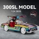 Метална количка 1/24 - Mercedes 300 SL
