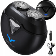 Мъжка електрическа самобръсначка с двойна глава и LED дисплей