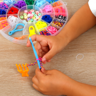 Комплект мъниста и ластици за гривни