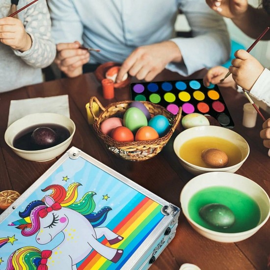 Голям детски комплект за рисуване в куфарче